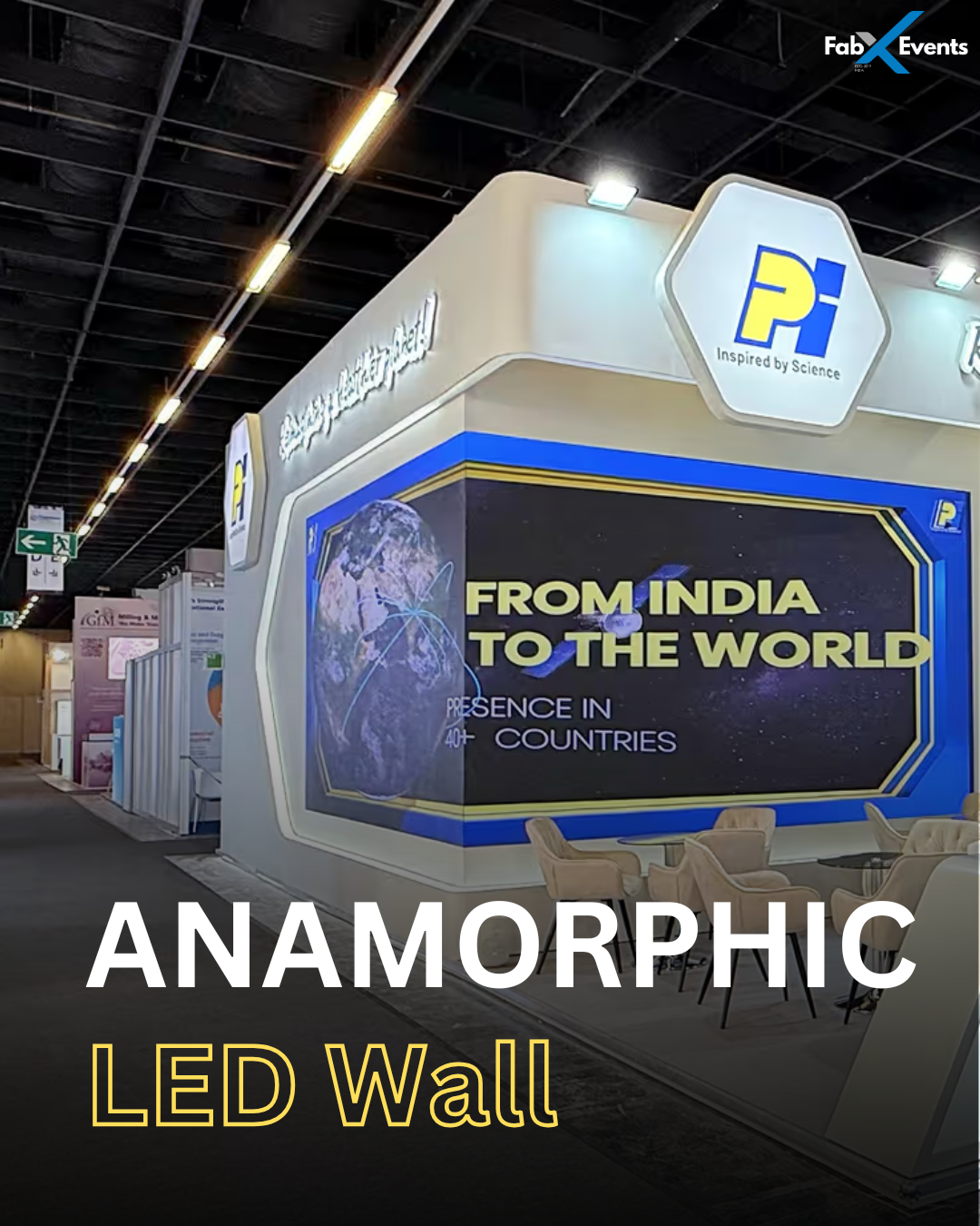 Anamorphic LED Wall for Exhibitions by Fabx Events