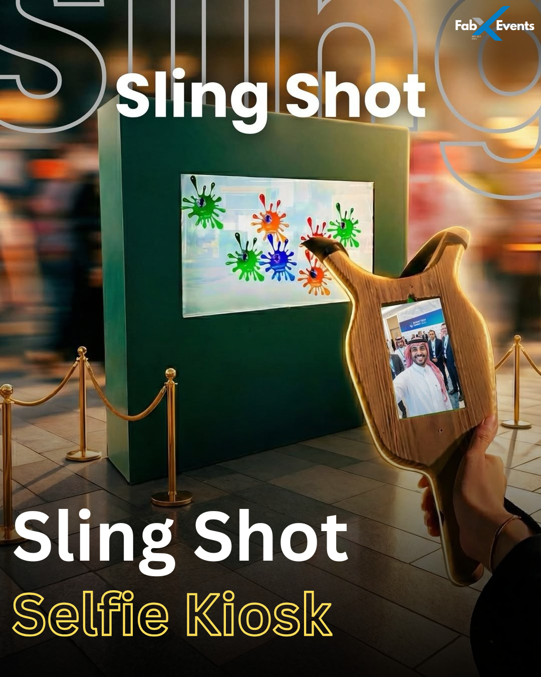Digital Slingshot Event Activation | VR Slingshot Game Rental & Interactive Gaming Setup