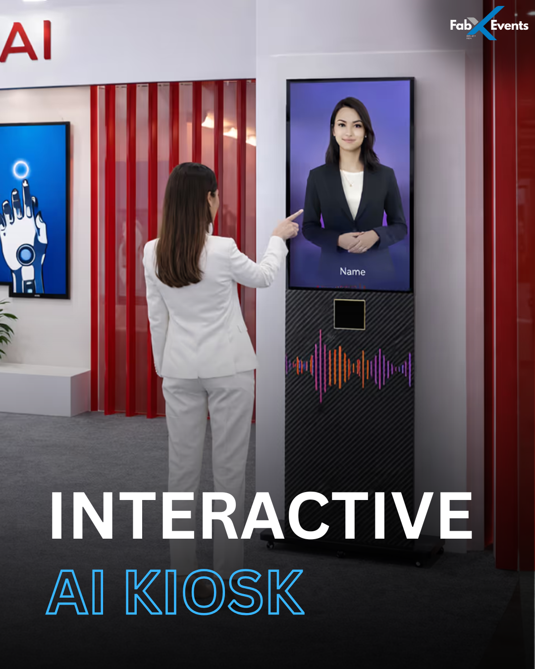 AI Kiosk for Exhibitions by Fabx Events