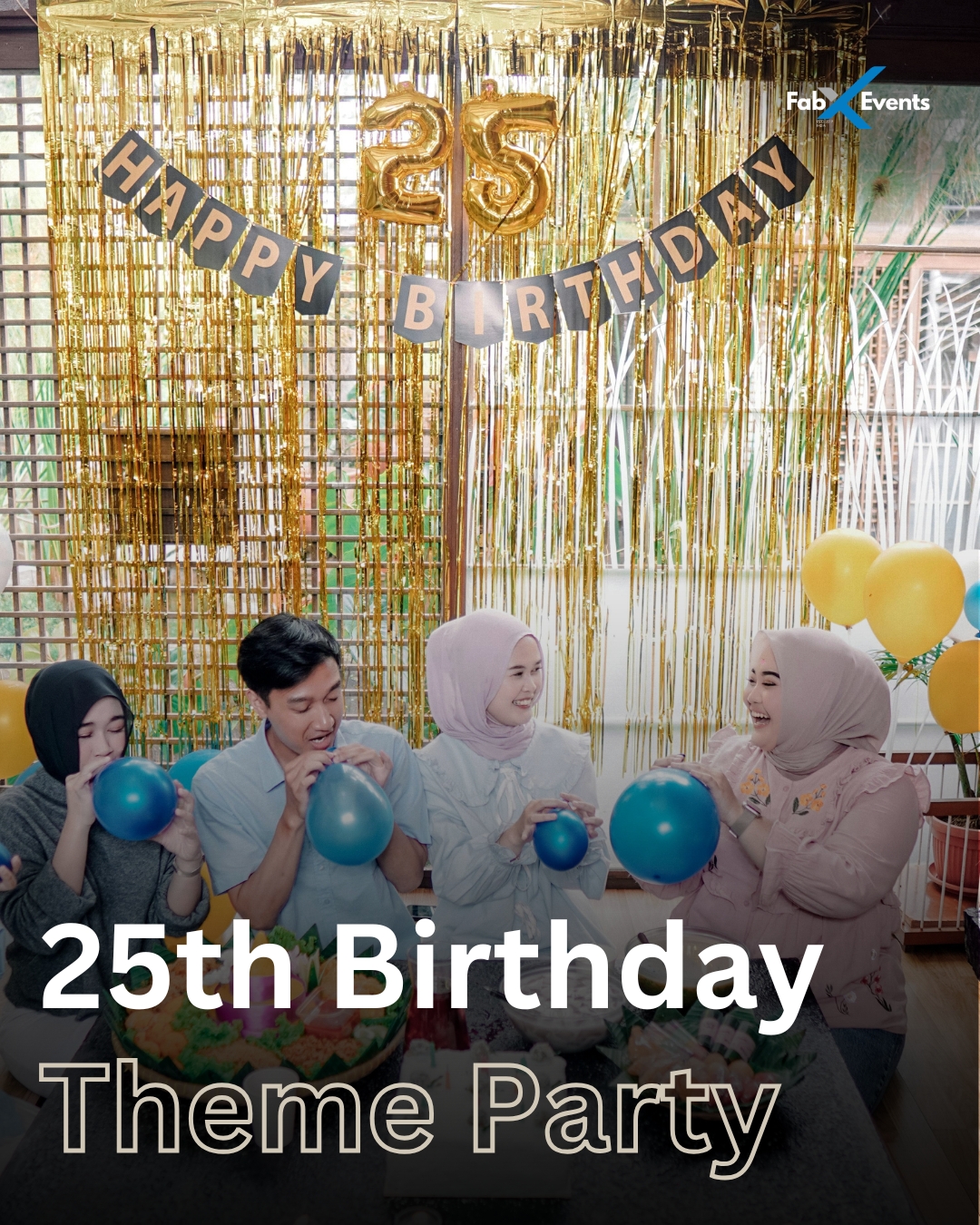 Luxury 25th Birthday Decorations & Event Planning