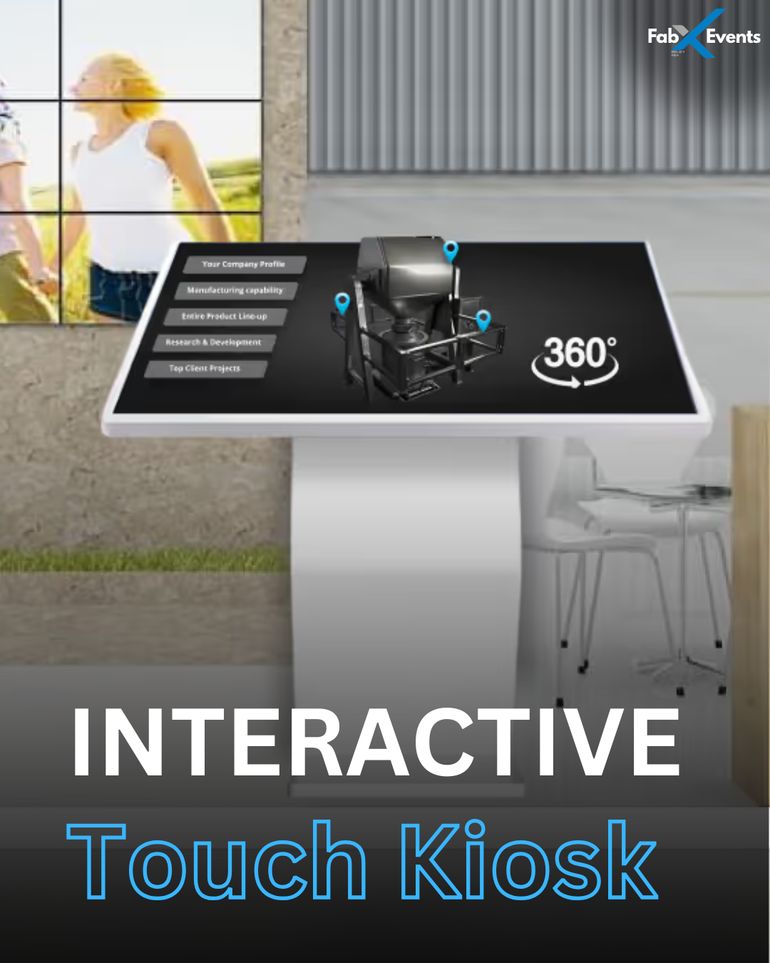Touch Kiosk for Exhibitions by Fabx Events