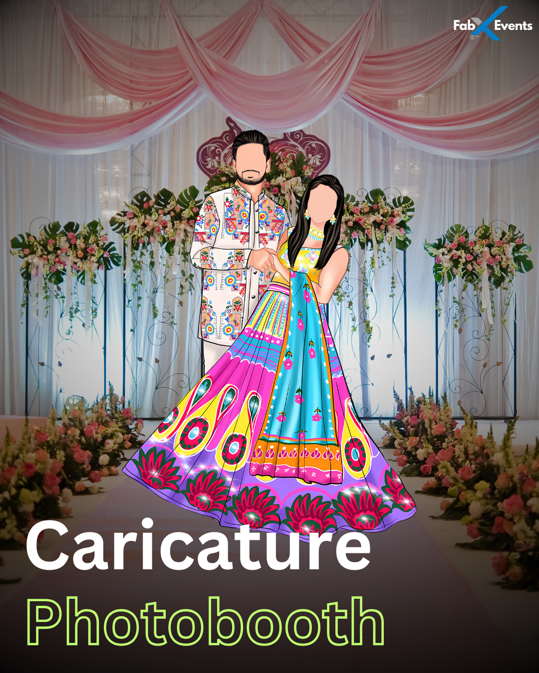 Digital Caricature Photo Booth on Rent